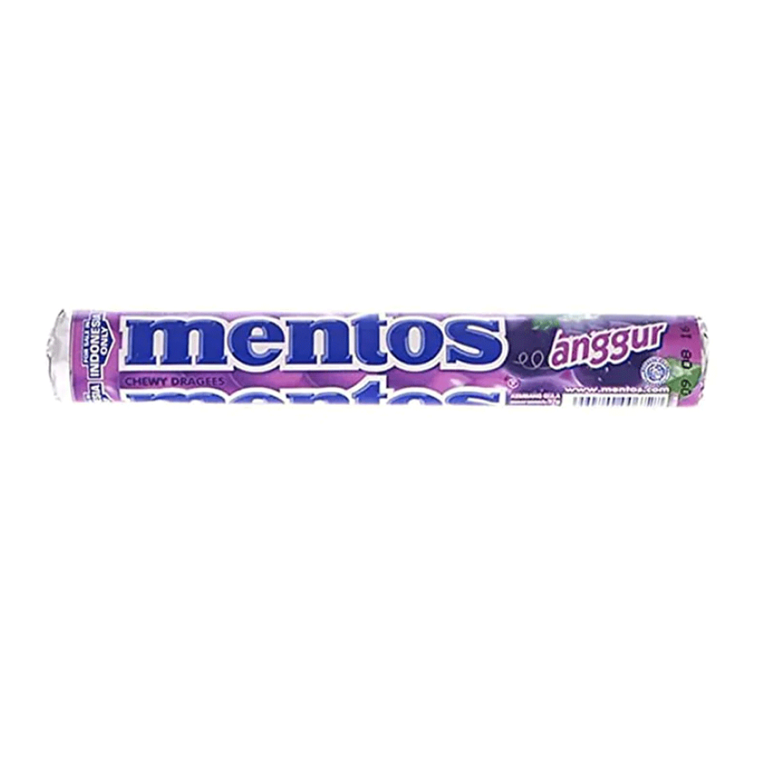 MENTOS GRAPE ROLLS 29.7G